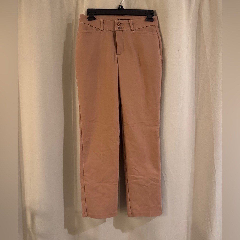 Women's Tan Petite Lee Dress Pants